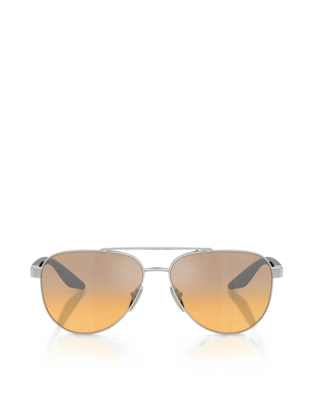 Prada Linea Rossa pilot-frame sunglasses - Argento