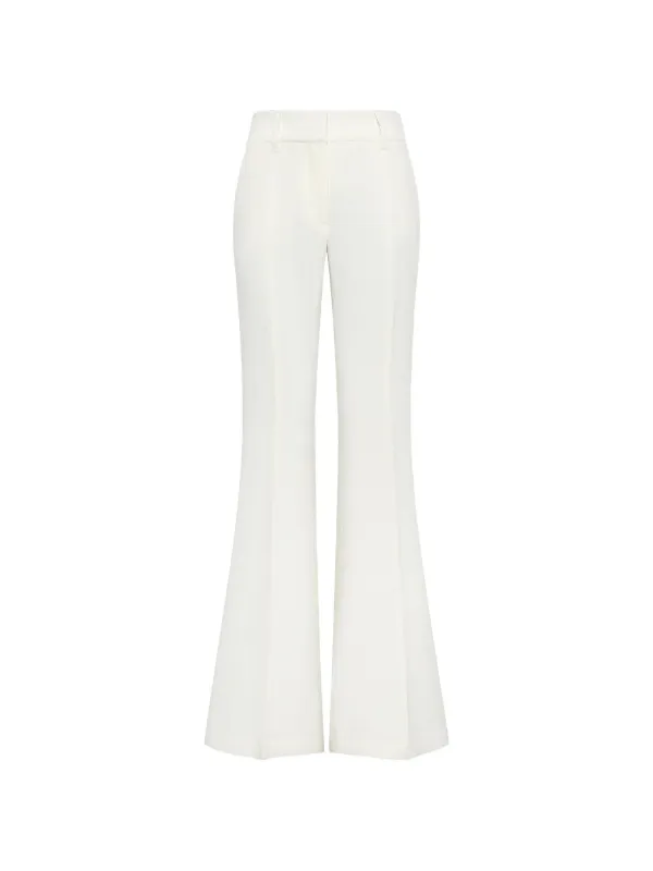 Gabriela Hearst Rhein Flared Trousers in White