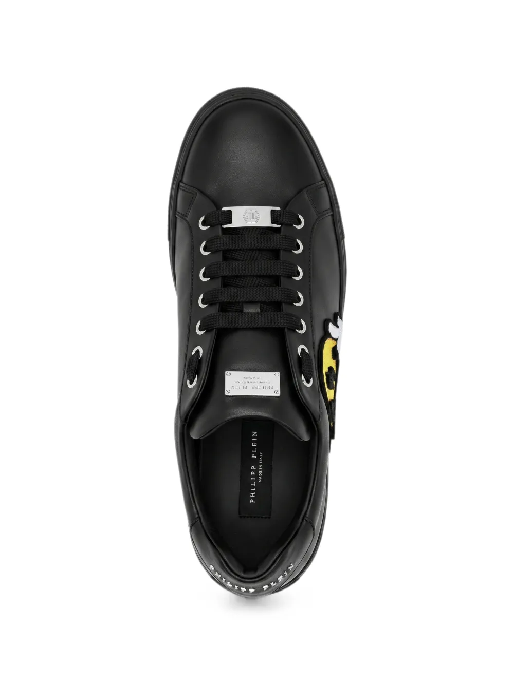 Philipp Plein Smile patch sneakers Zwart