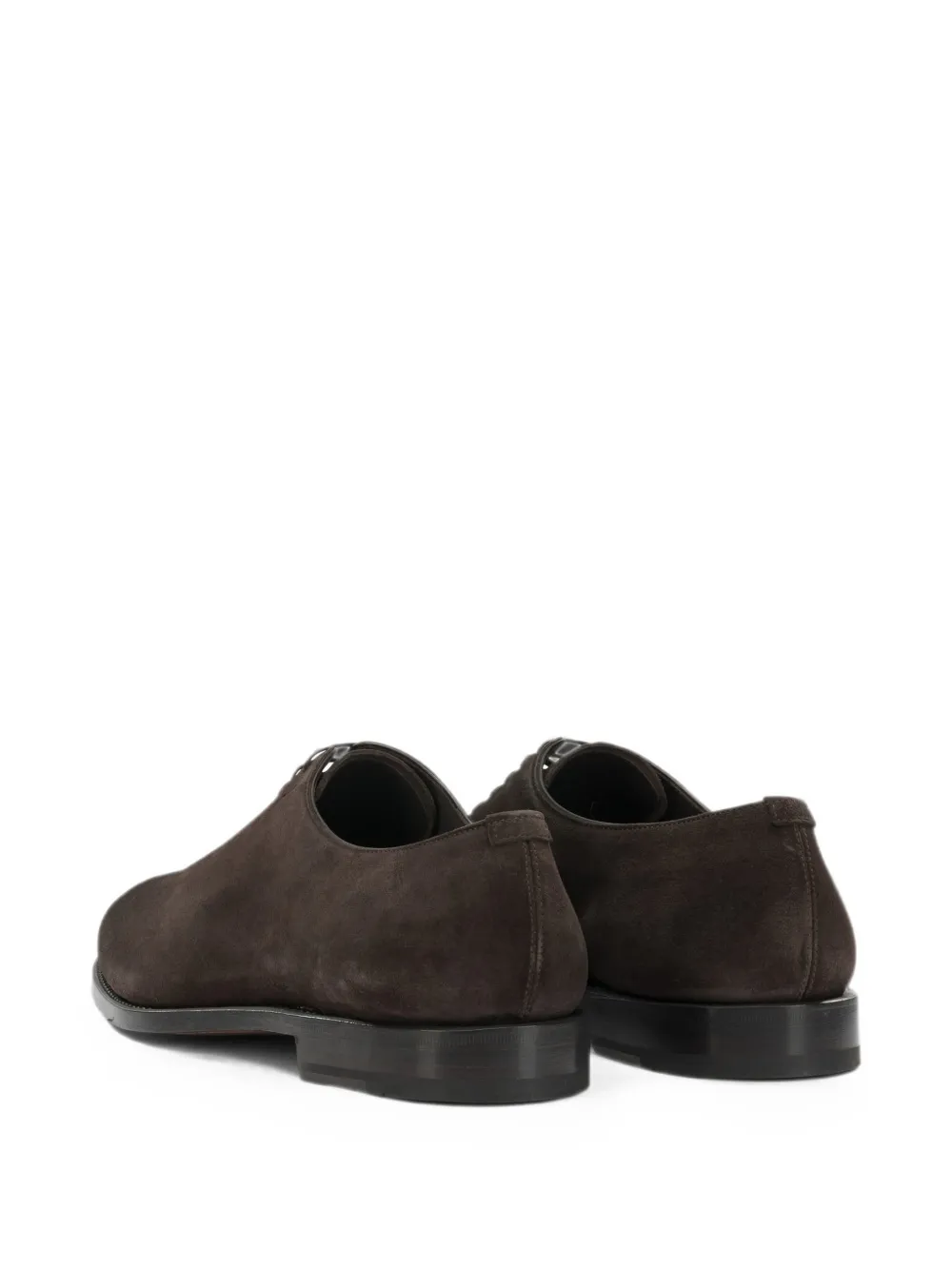 Ferragamo suede almond-toe lace-up shoes Bruin