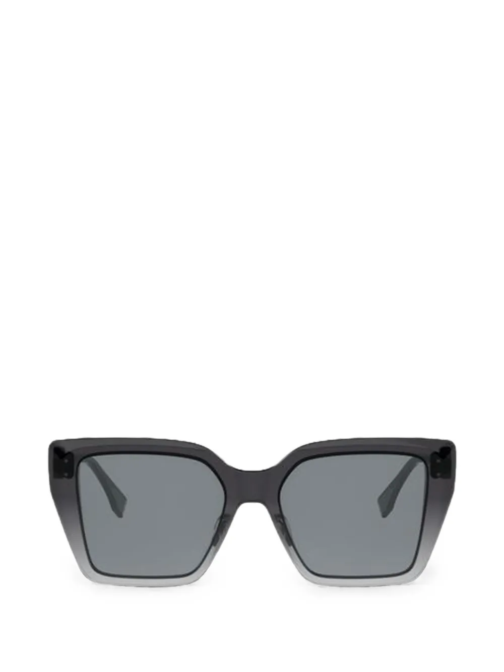 FENDI Occhiali da sole FF Diamonds squadrati - Nero