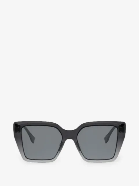 FENDI FF Diamonds zonnebril met vierkant montuur