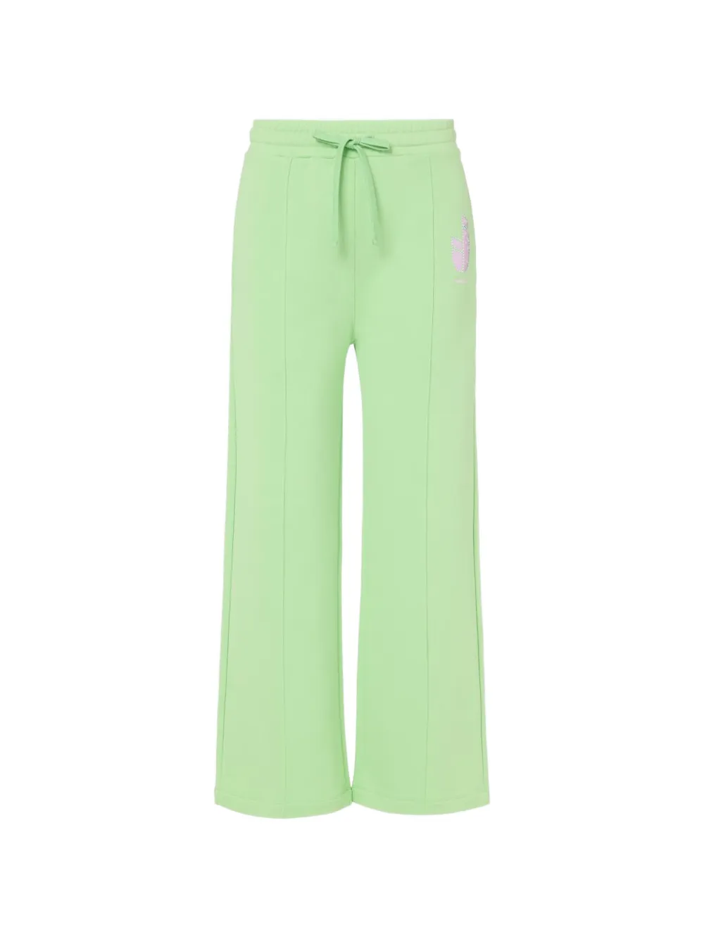 Iceberg rhinestone-embellished drawstring palazzo pants - Verde