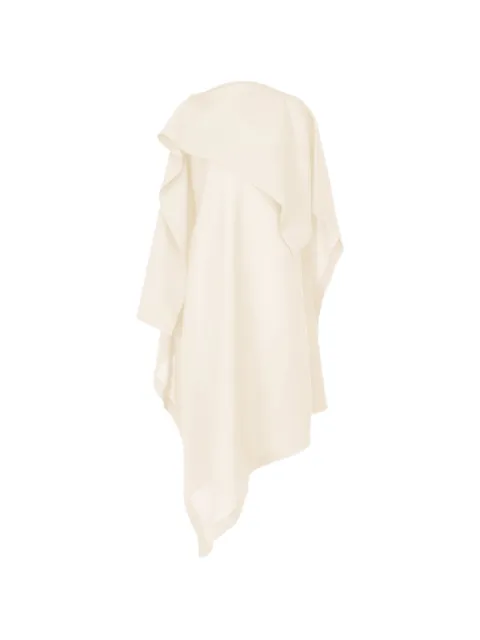 Issey Miyake All Squares asymmetric draped dress