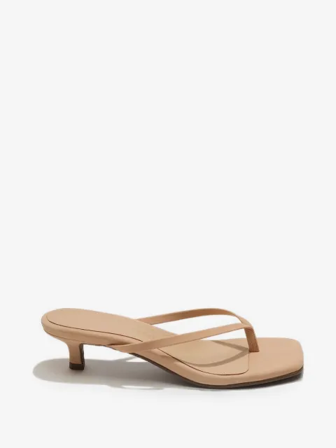 Tkees Julia square-toe leather sandals