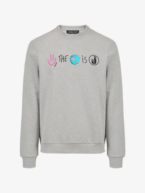 Iceberg langærmet sweatshirt med grafisk tryk