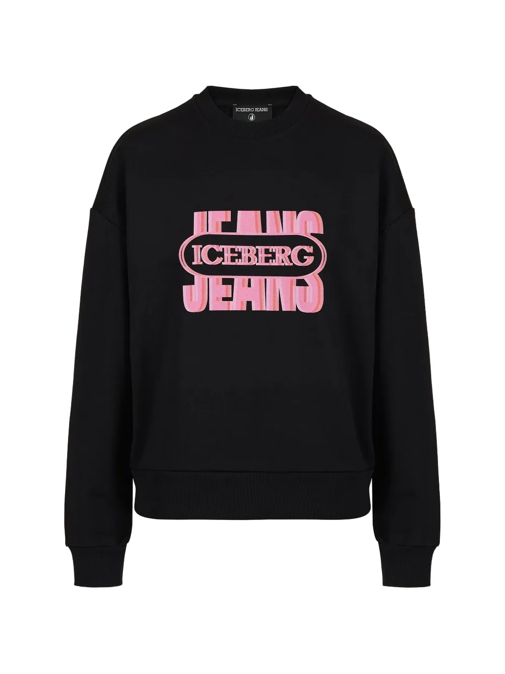 Iceberg Sweater met logoprint Zwart