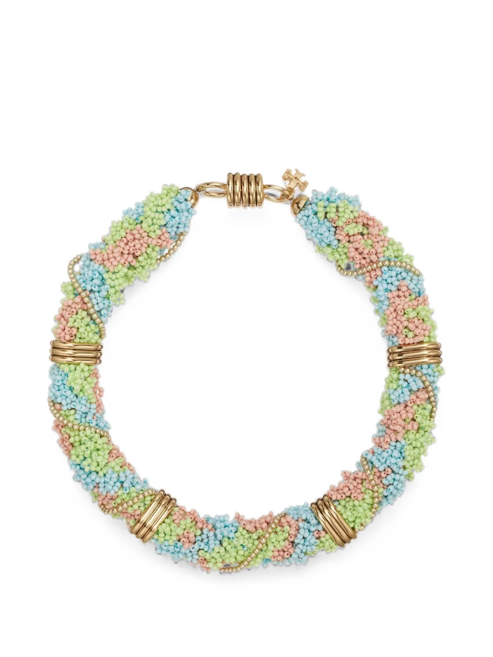 Tory Burch Curiosity beaded necklace - Gold