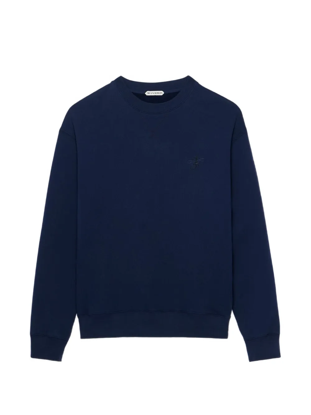 JW Anderson embroidered-logo sweater - Blau