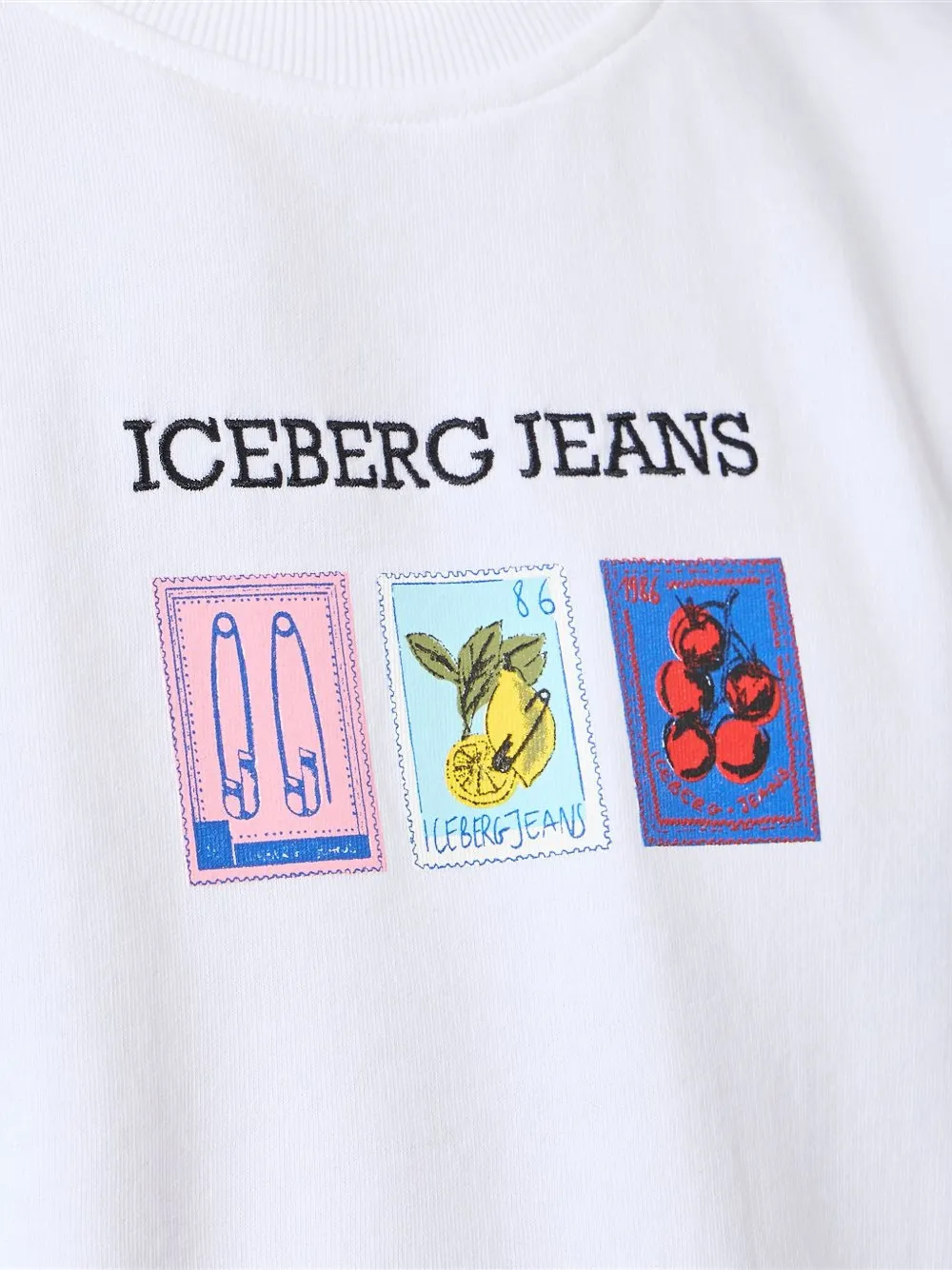 Iceberg Sweater met print Wit