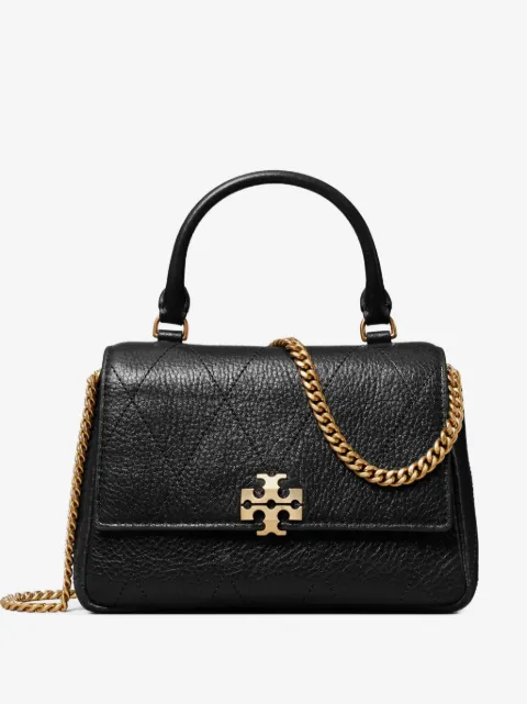 Tory Burch mini Charlie quilted top-handle crossbody bag