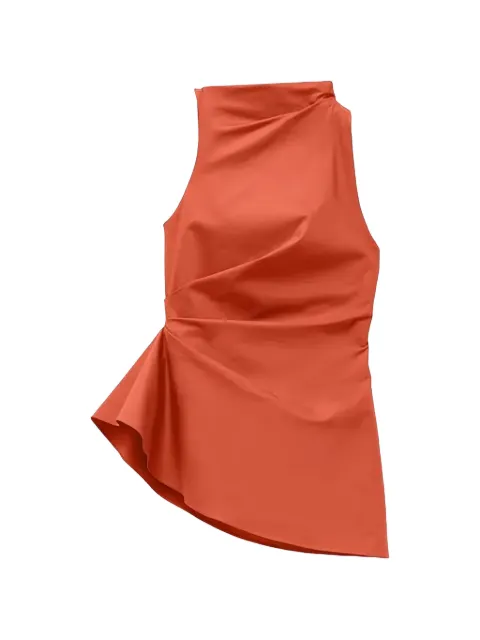 Alexander McQueen draped asymmetric top