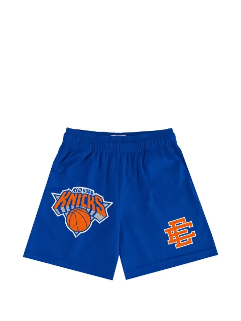 ERIC EMANUEL New York Knicks logo-print shorts