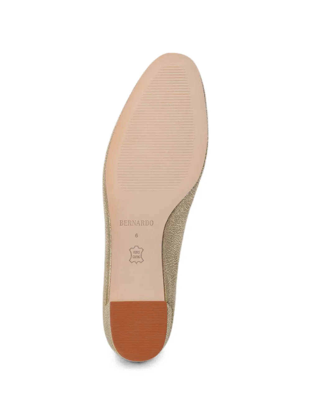 Bernardo Nero pumps met metallic-effect en vierkante neus Goud