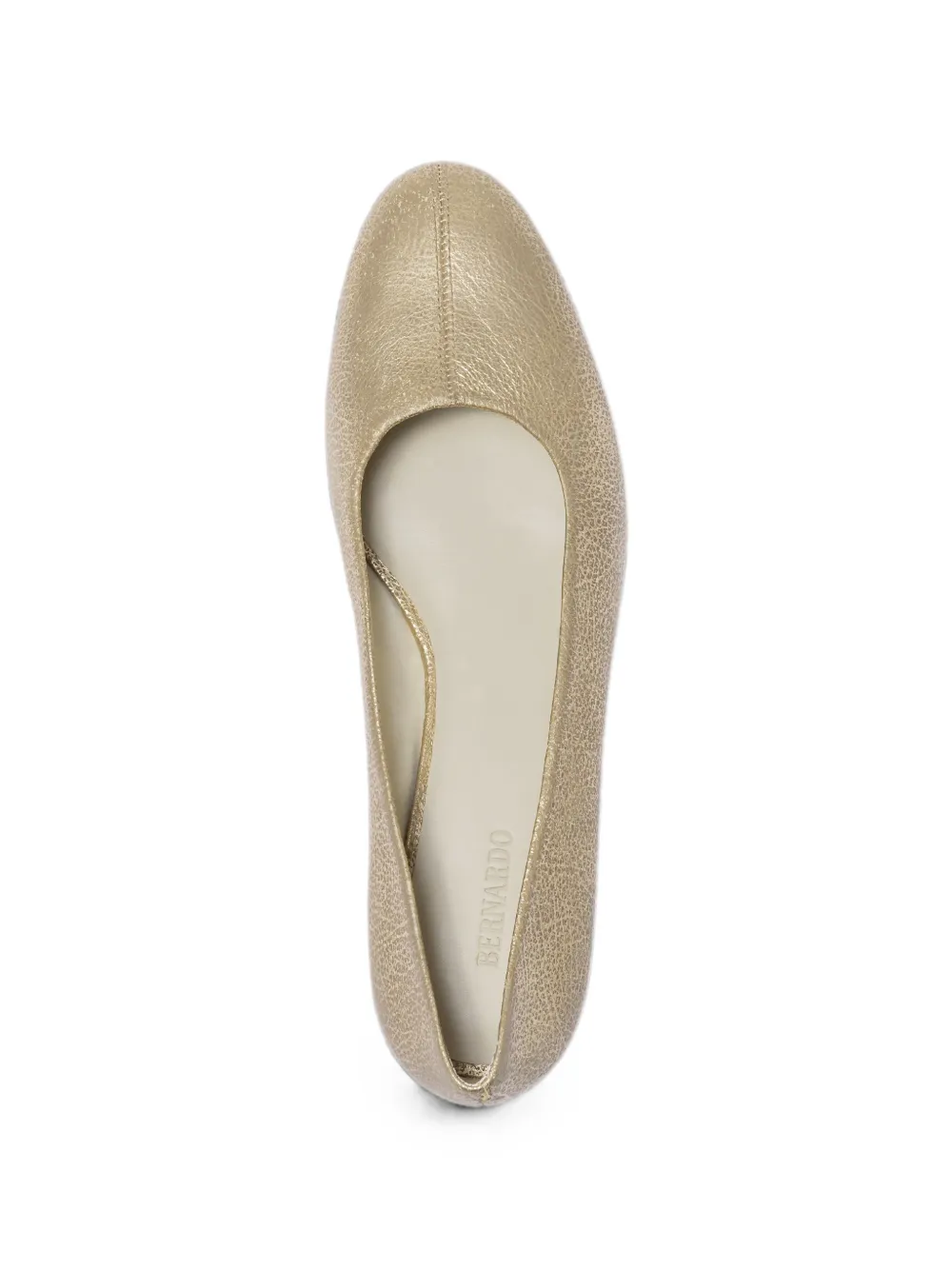Bernardo Nero pumps met metallic-effect en vierkante neus Goud