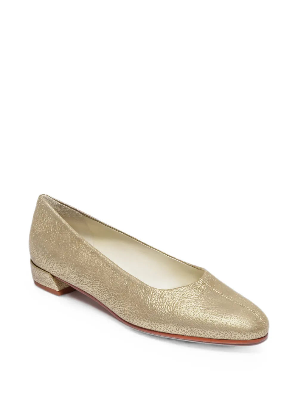 Bernardo Nero pumps met metallic-effect en vierkante neus Goud