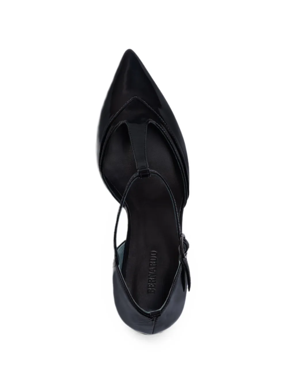Bernardo Gianna pumps met T-bandje Zwart