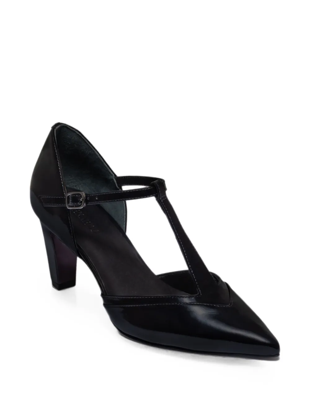 Bernardo Gianna pumps met T-bandje Zwart