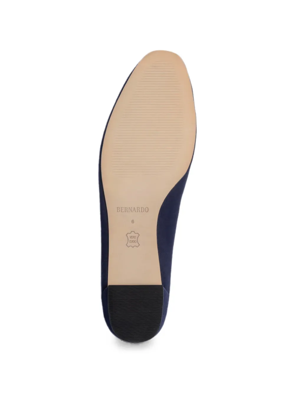Bernardo Nero suède pumps met amandelvormige neus Blauw