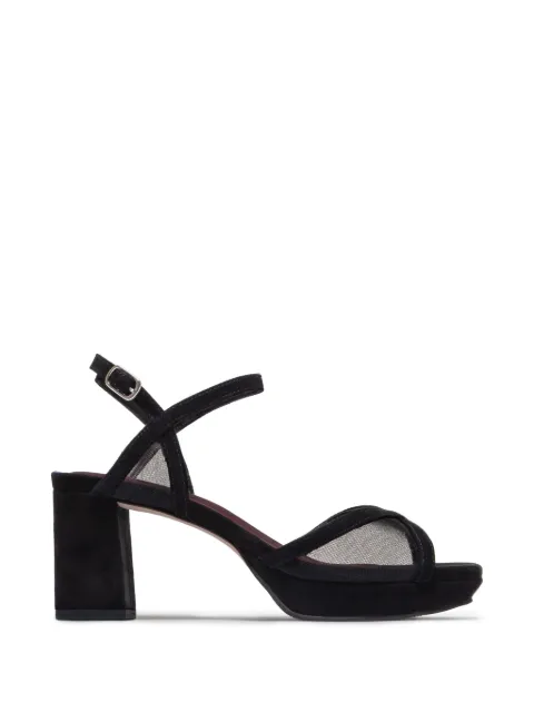 Bernardo Celeste mesh-panel sandals