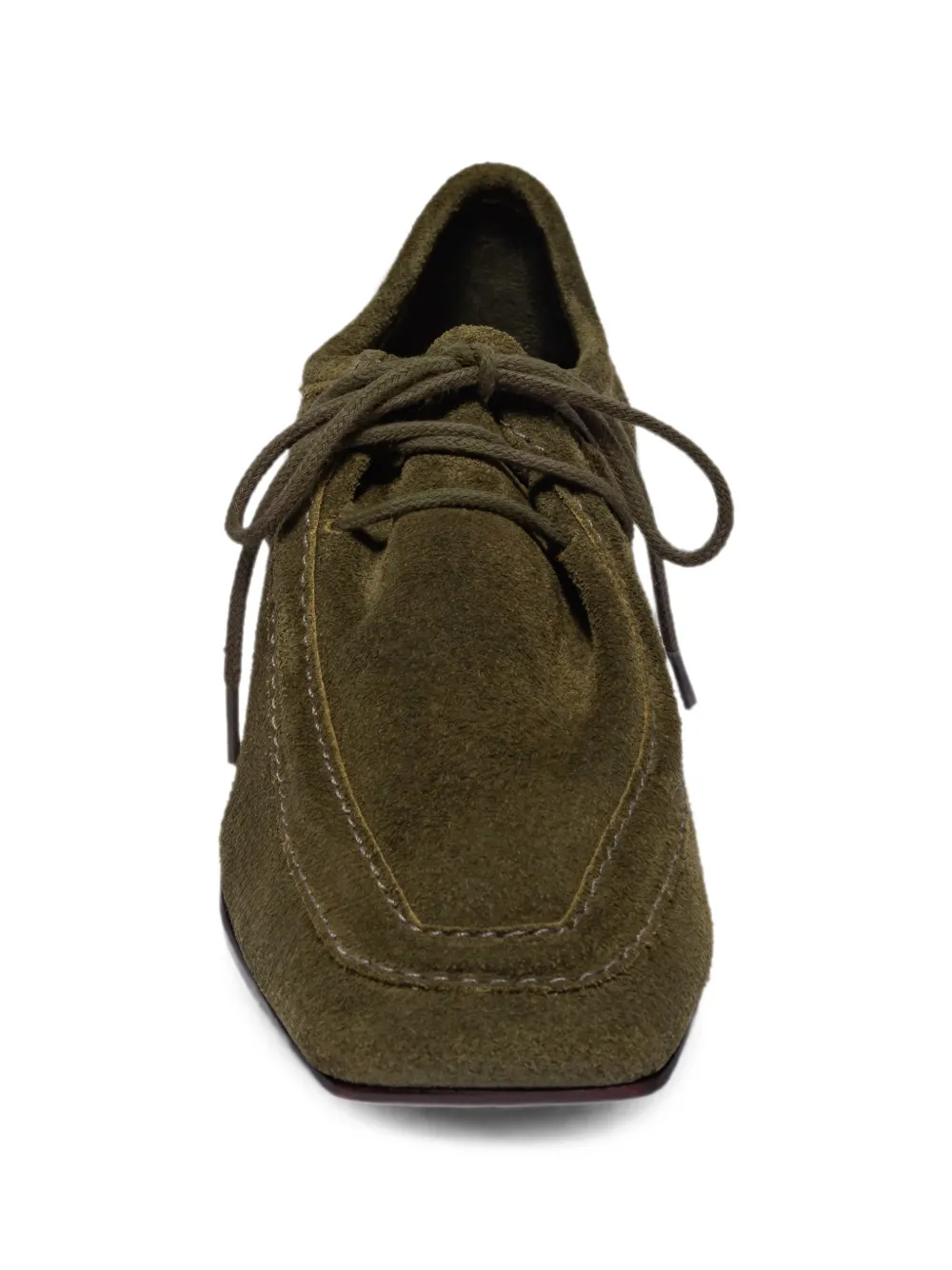 Bernardo Tate derby schoenen met vierkante neus Groen