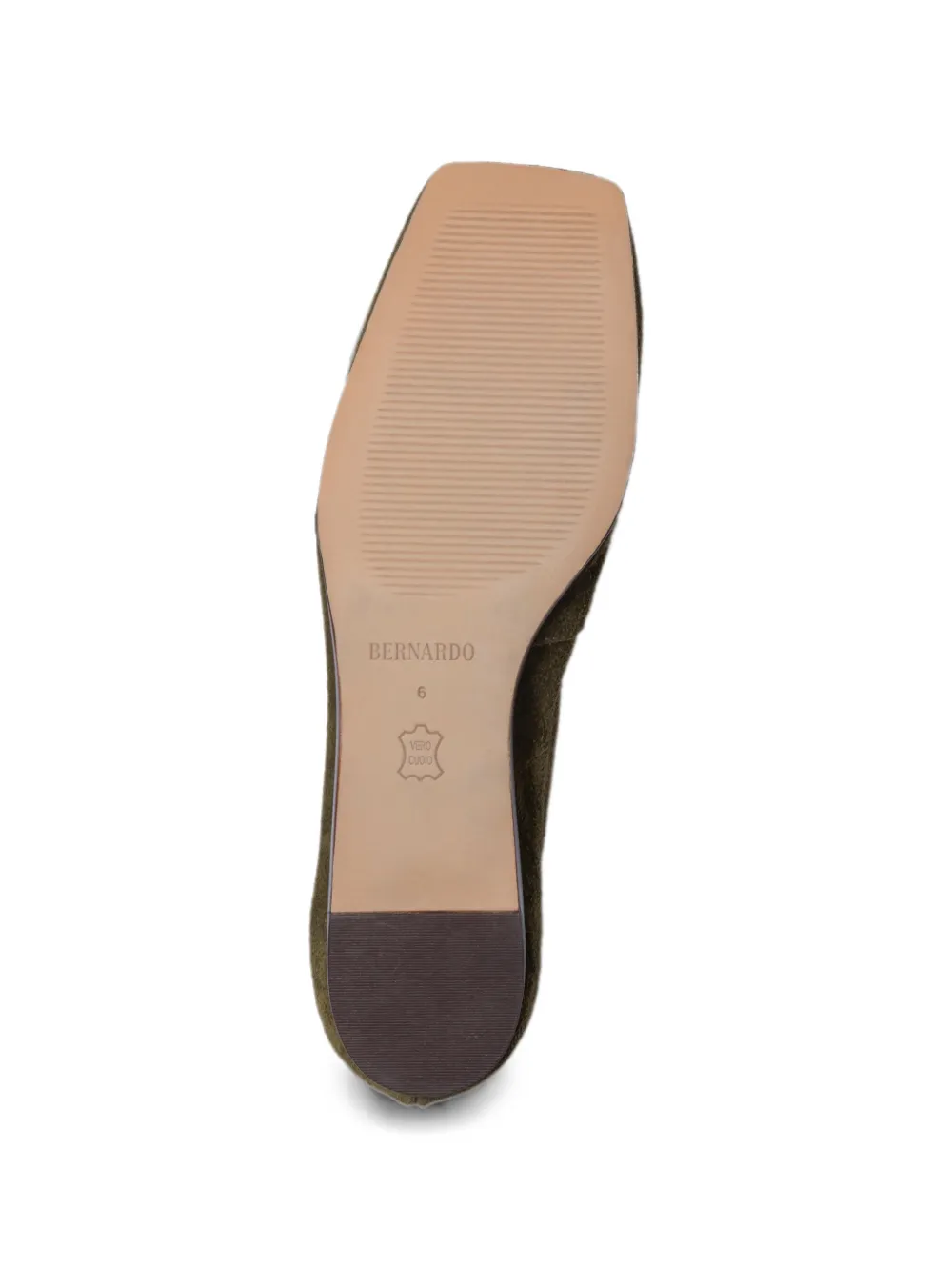 Bernardo Tate derby schoenen met vierkante neus Groen
