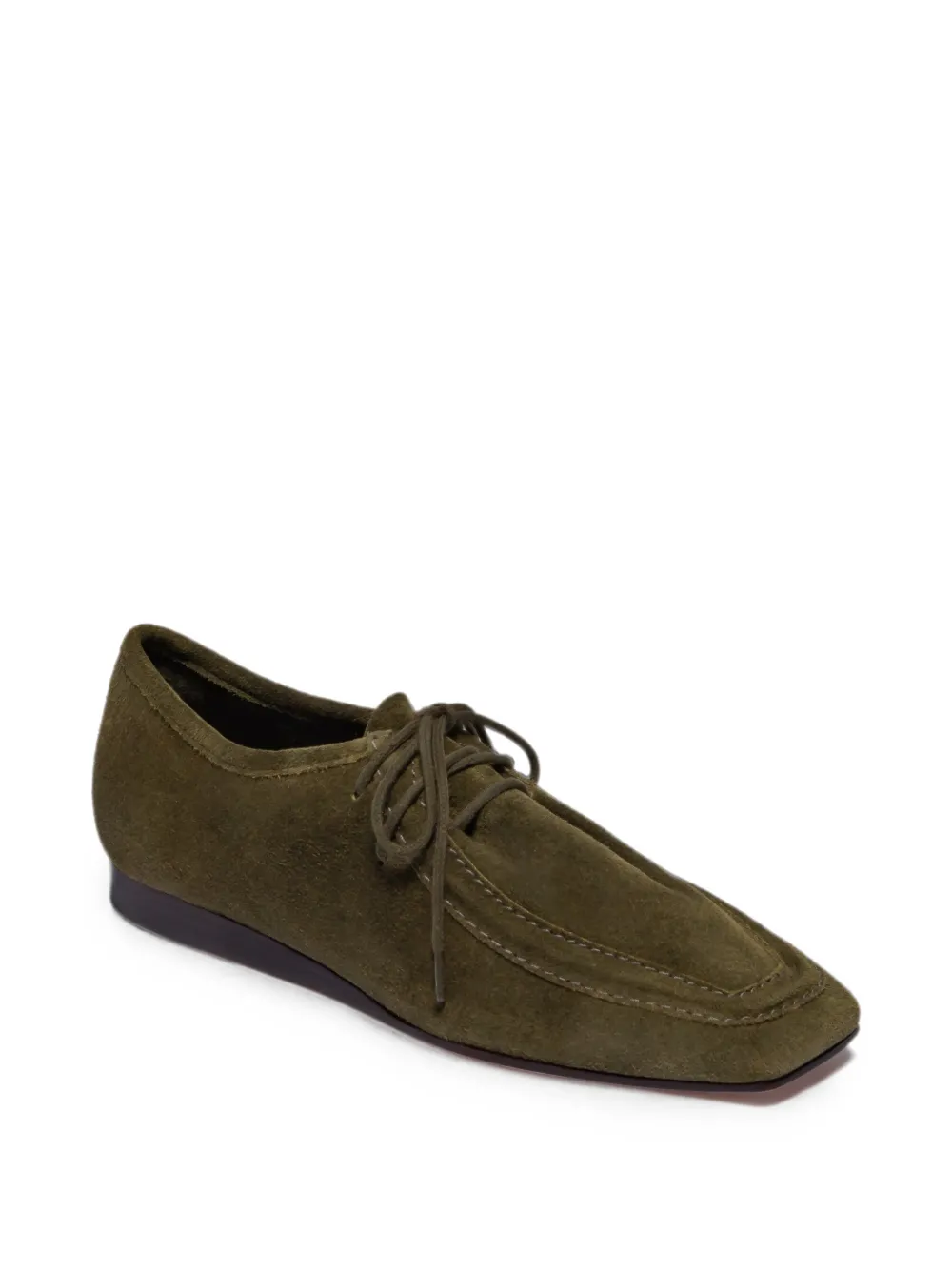 Bernardo Tate derby schoenen met vierkante neus Groen