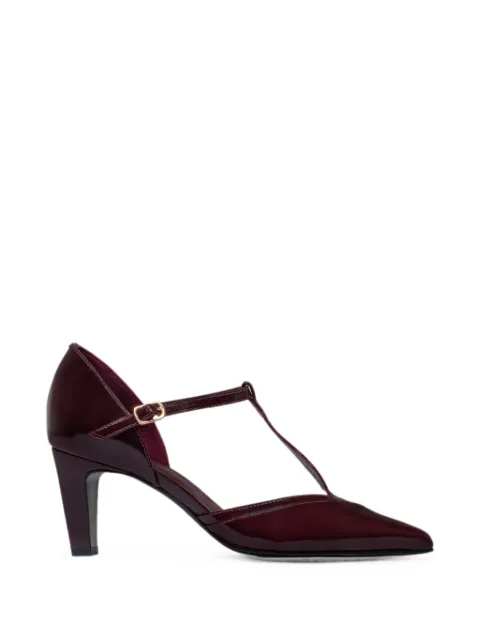 Bernardo Gianna T-bar pointed-toe pumps