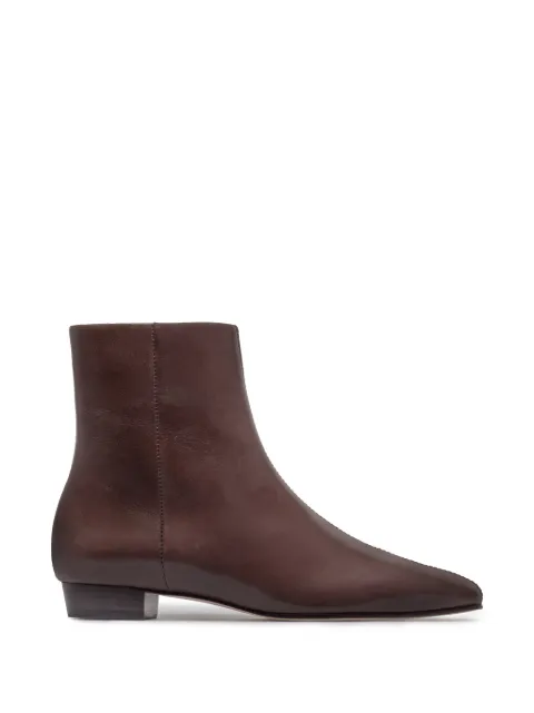 Bernardo Rema central-seam leather ankle boots