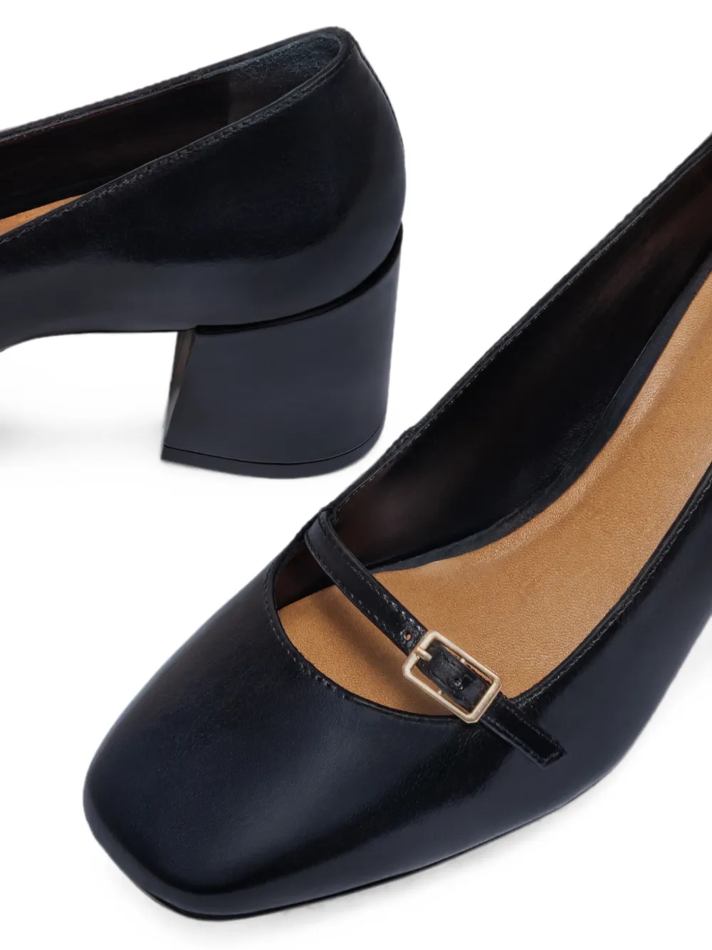 Bernardo Amelie pumps met gespbandje Zwart