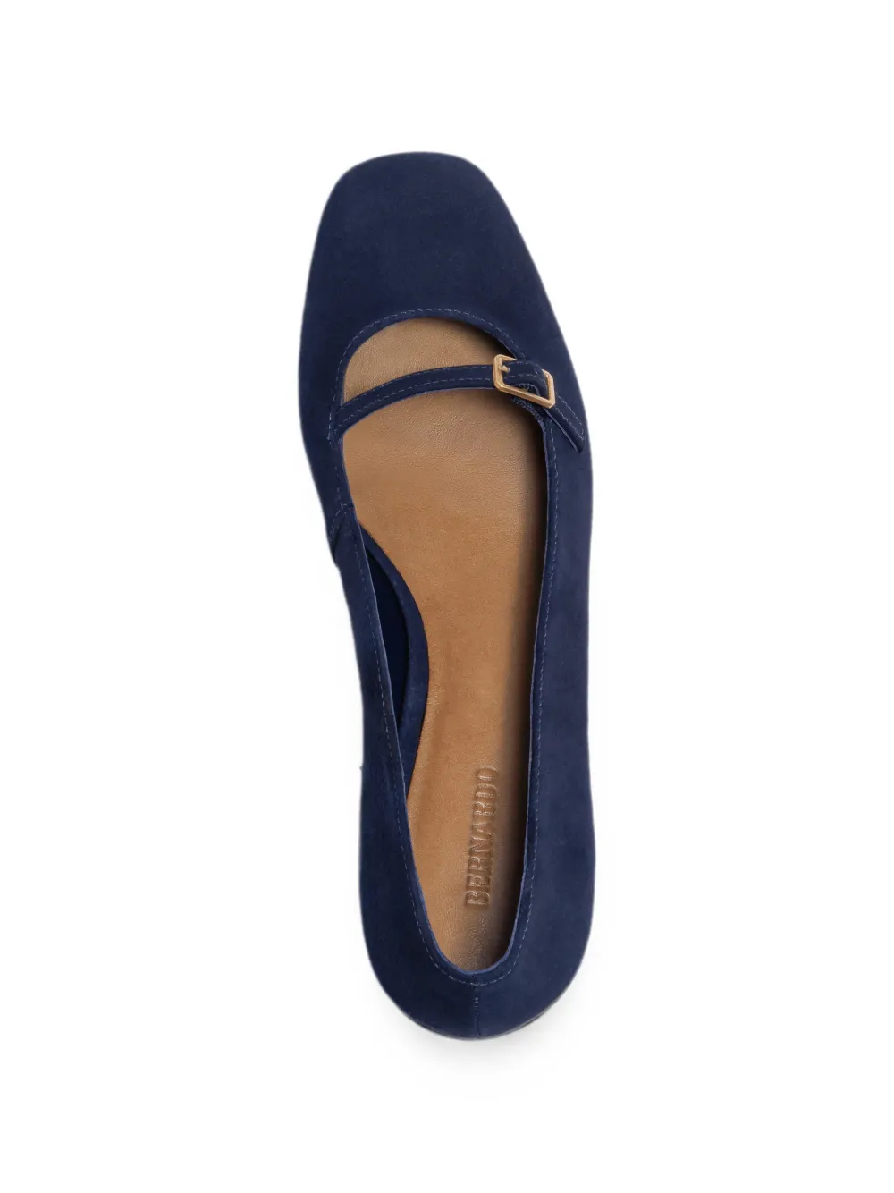 Bernardo Amelie suède pumps met gesp-detail Blauw