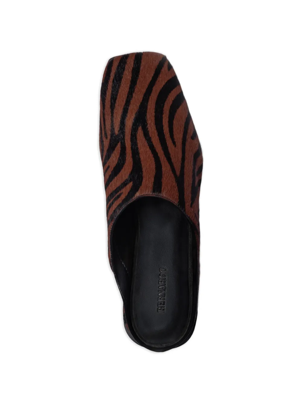 Bernardo Porto muiltjes met zebraprint Bruin