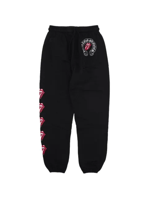 Chrome Hearts pantalones de chándal Rolling Stones bordados