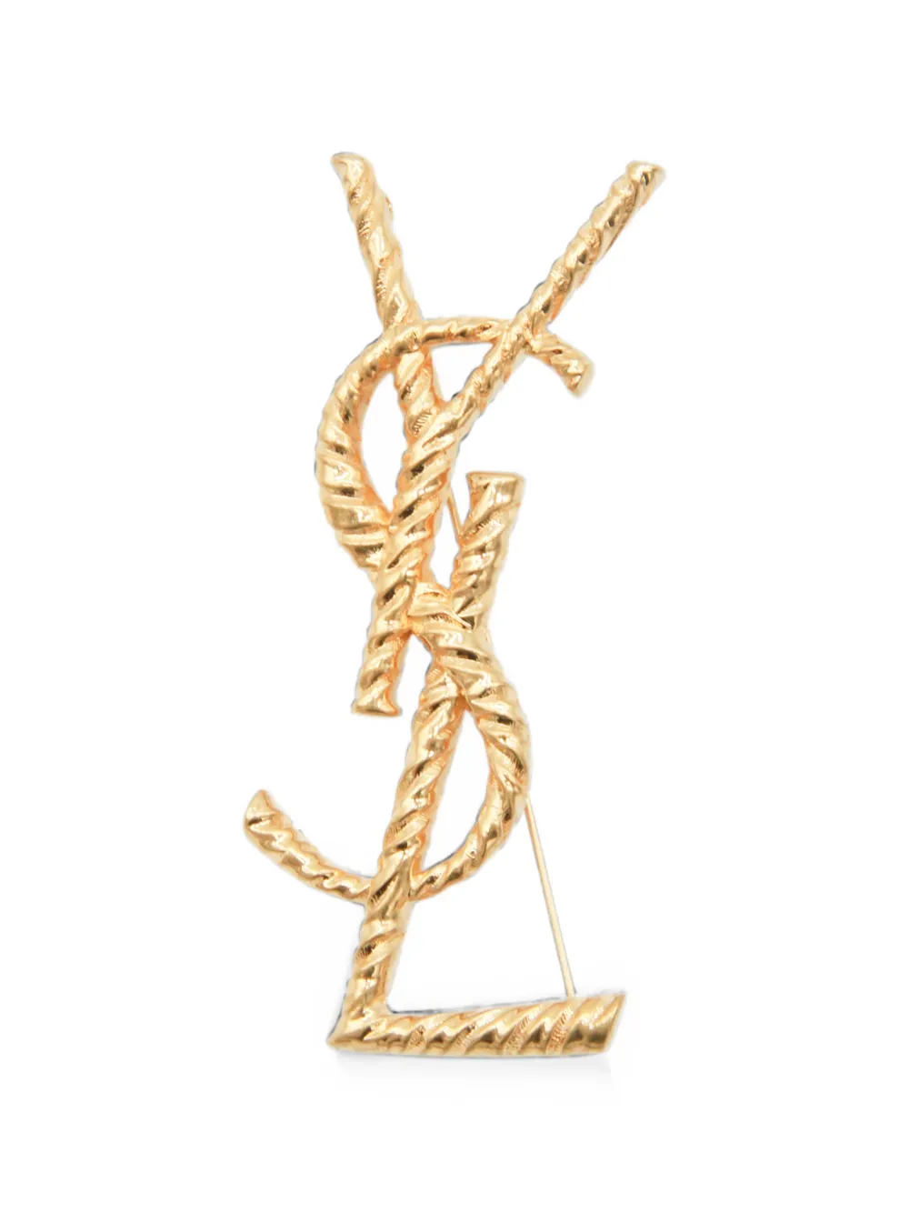 Saint Laurent Cassandre Brosche - Gold