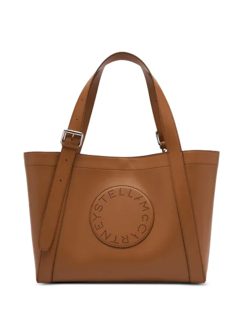 Stella McCartney perforated-logo tote bag