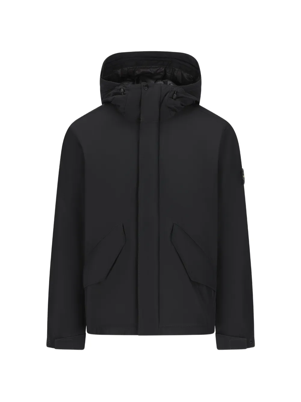 Stone Island Micro Reps hooded jacket - Schwarz