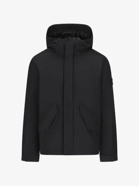 Stone Island capucha con parche del logo