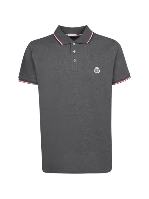 Moncler logo-patch short-sleeve polo shirt