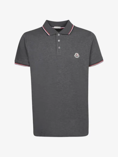 Moncler logo-patch short-sleeve polo shirt