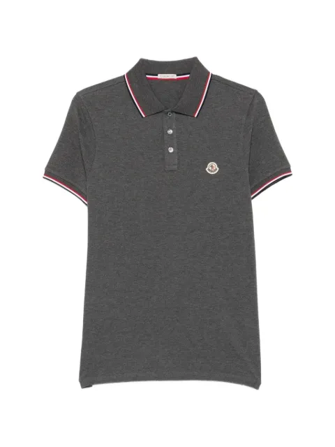 Moncler logo-patch short-sleeve polo shirt