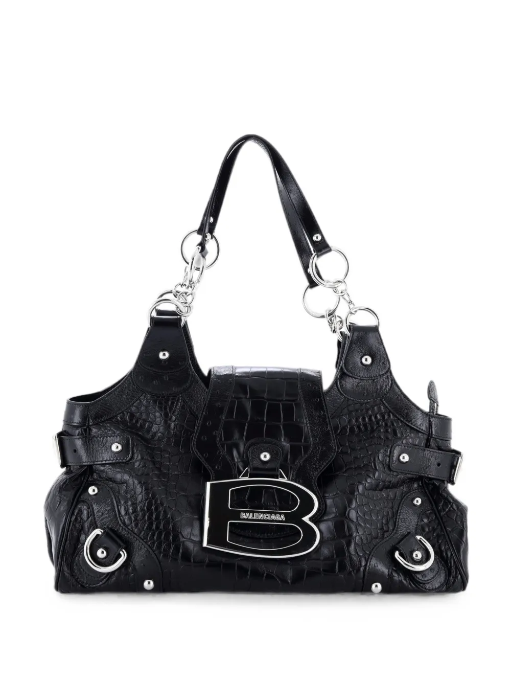 Balenciaga Pre-Owned Borsa a spalla media - Nero