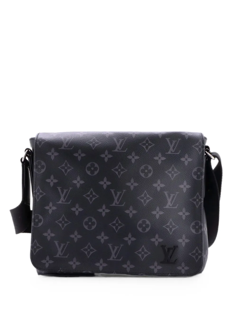 Louis Vuitton Pre-Owned District Kuriertasche aus Monogram Eclipse-Canvas - Schwarz
