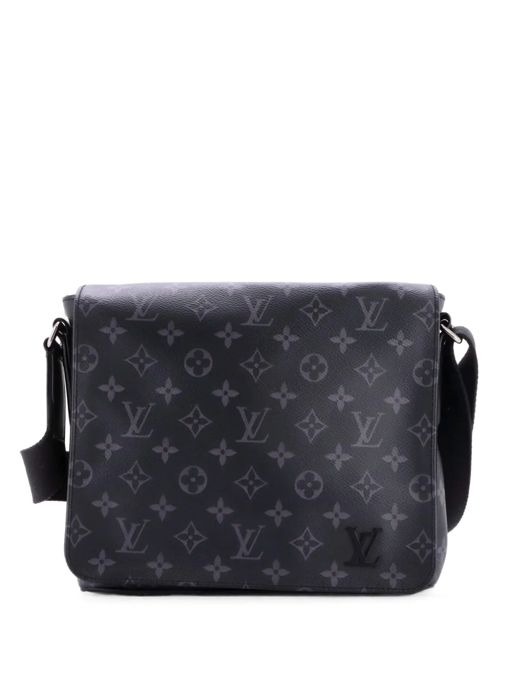 Louis Vuitton Pre-Owned District Kuriertasche aus Monogram Eclipse-Canvas - Schwarz