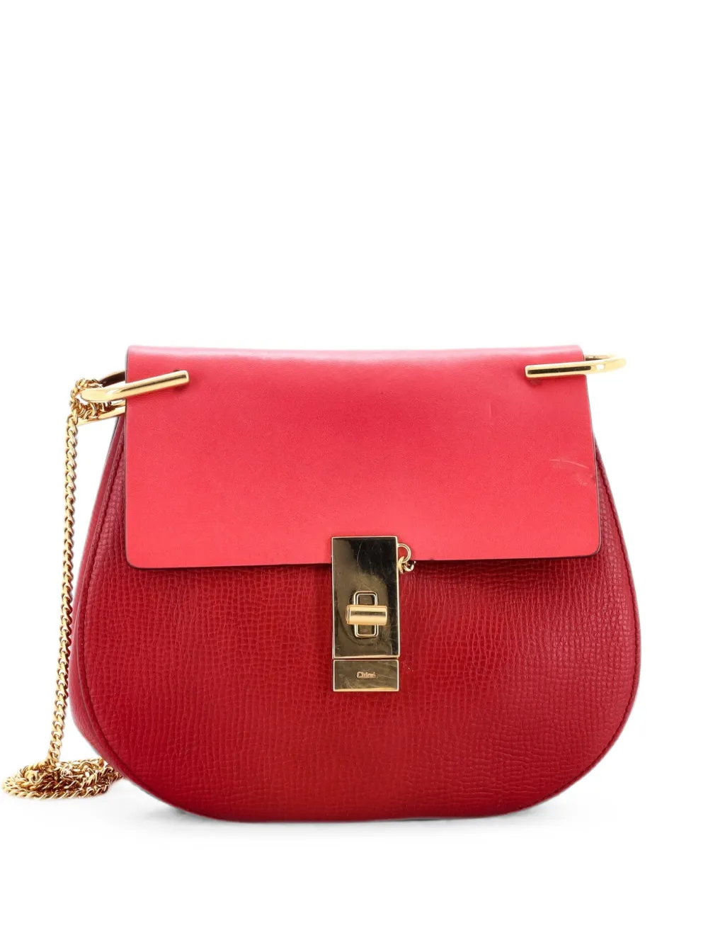 Chloé Pre-Owned Kleine Drew Umhängetasche - Rot