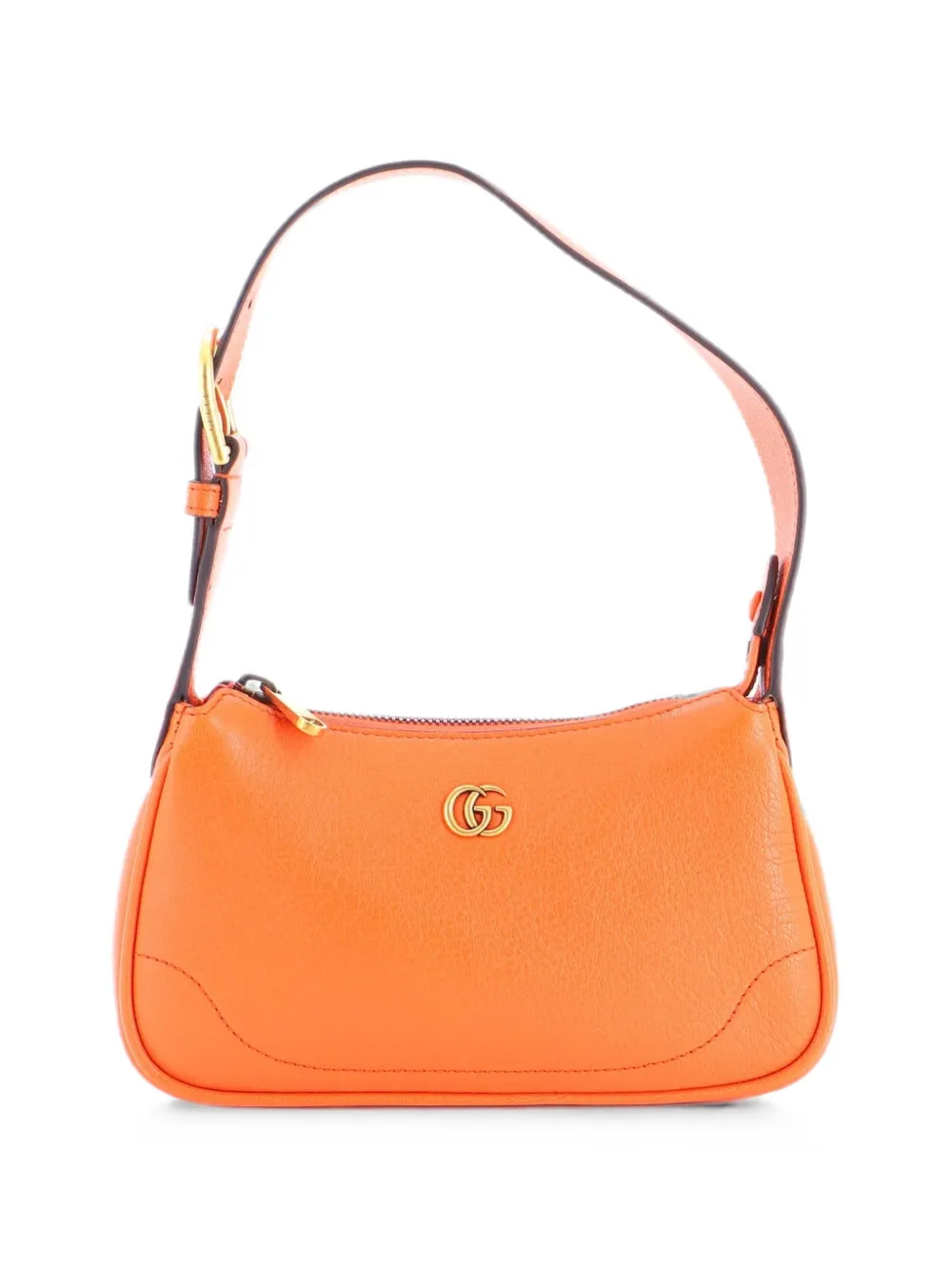 Gucci Pre-Owned Borsa a spalla Aphrodite mini in pelle - Arancione