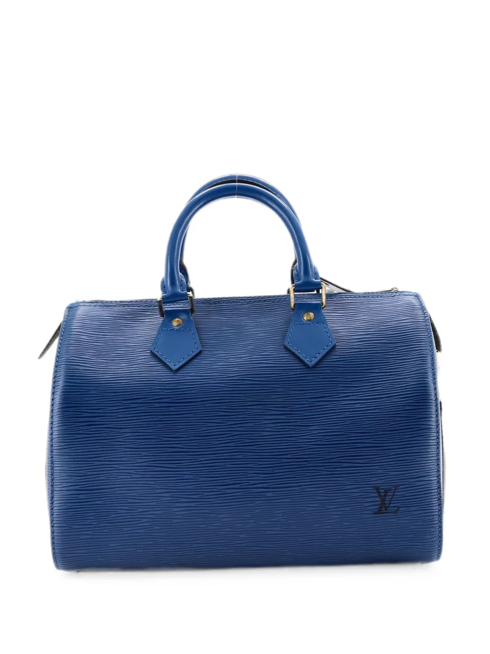 Louis Vuitton Pre-Owned Borsa a mano Speedy 25 in pelle Épi con tracolla - Blu
