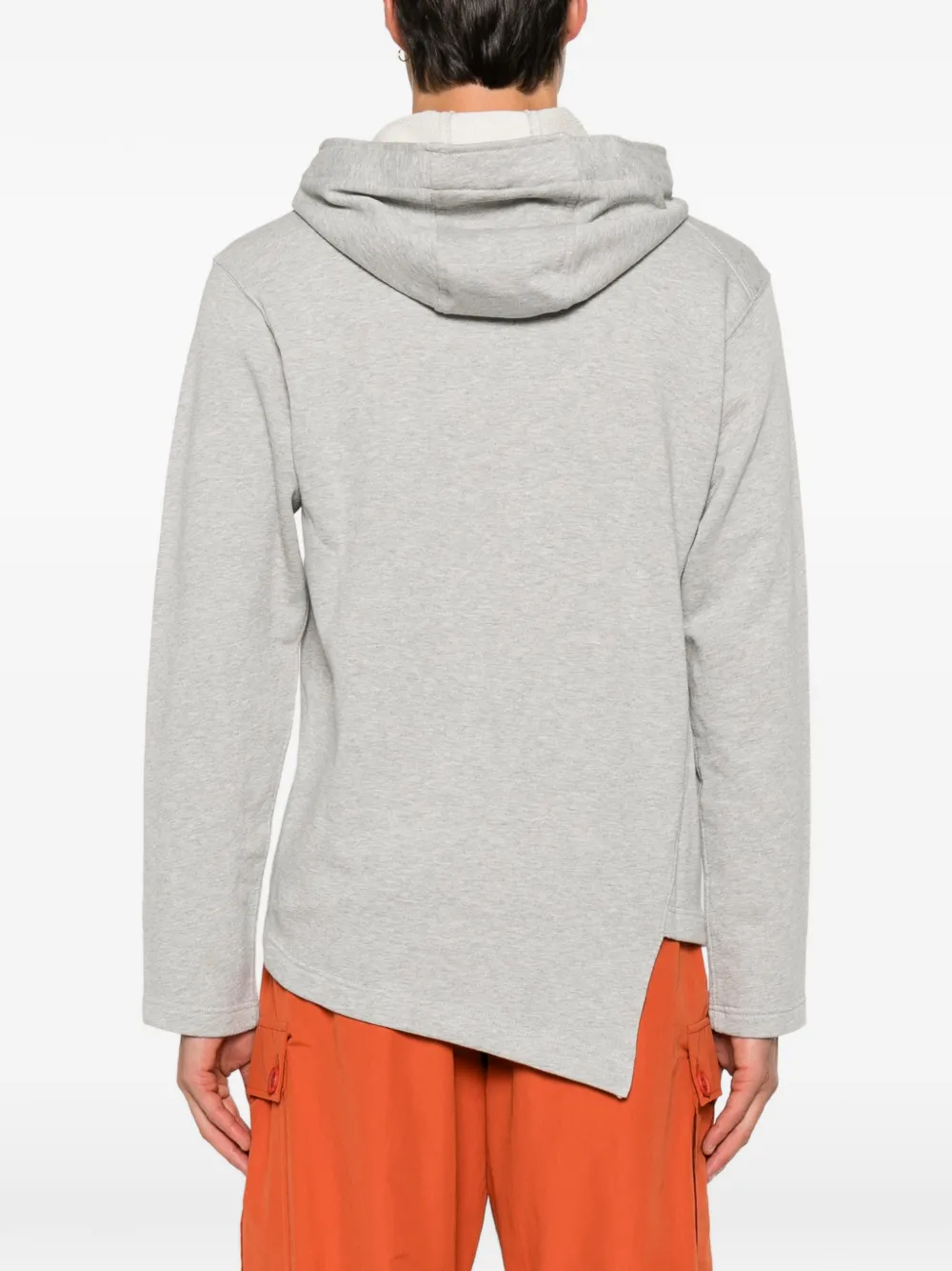 Comme Des Garçons Shirt Asymmetrische hoodie Grijs