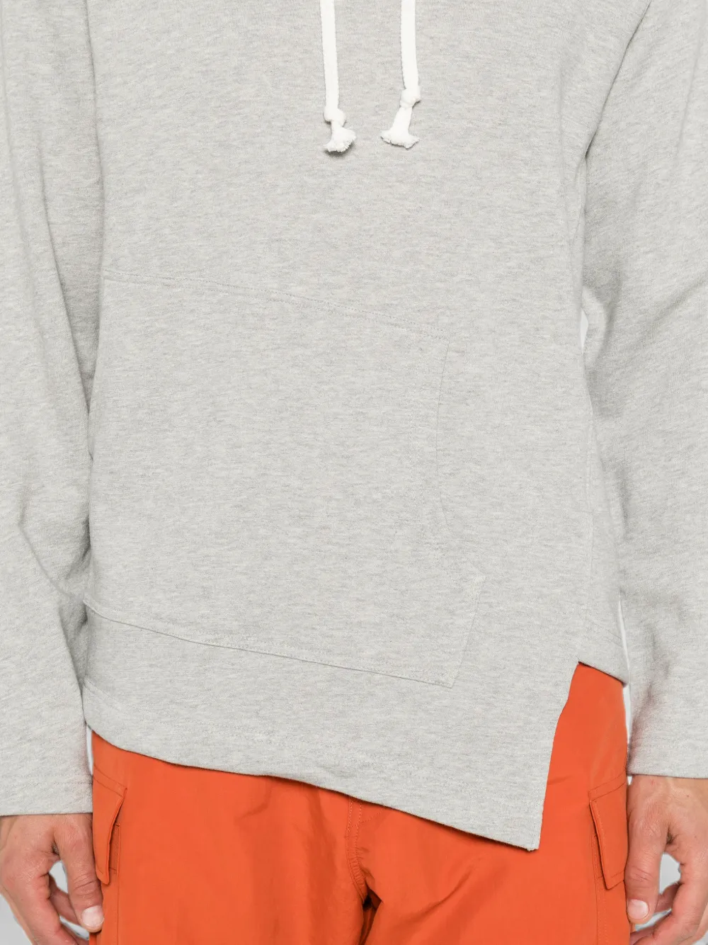 Comme Des Garçons Shirt Asymmetrische hoodie Grijs