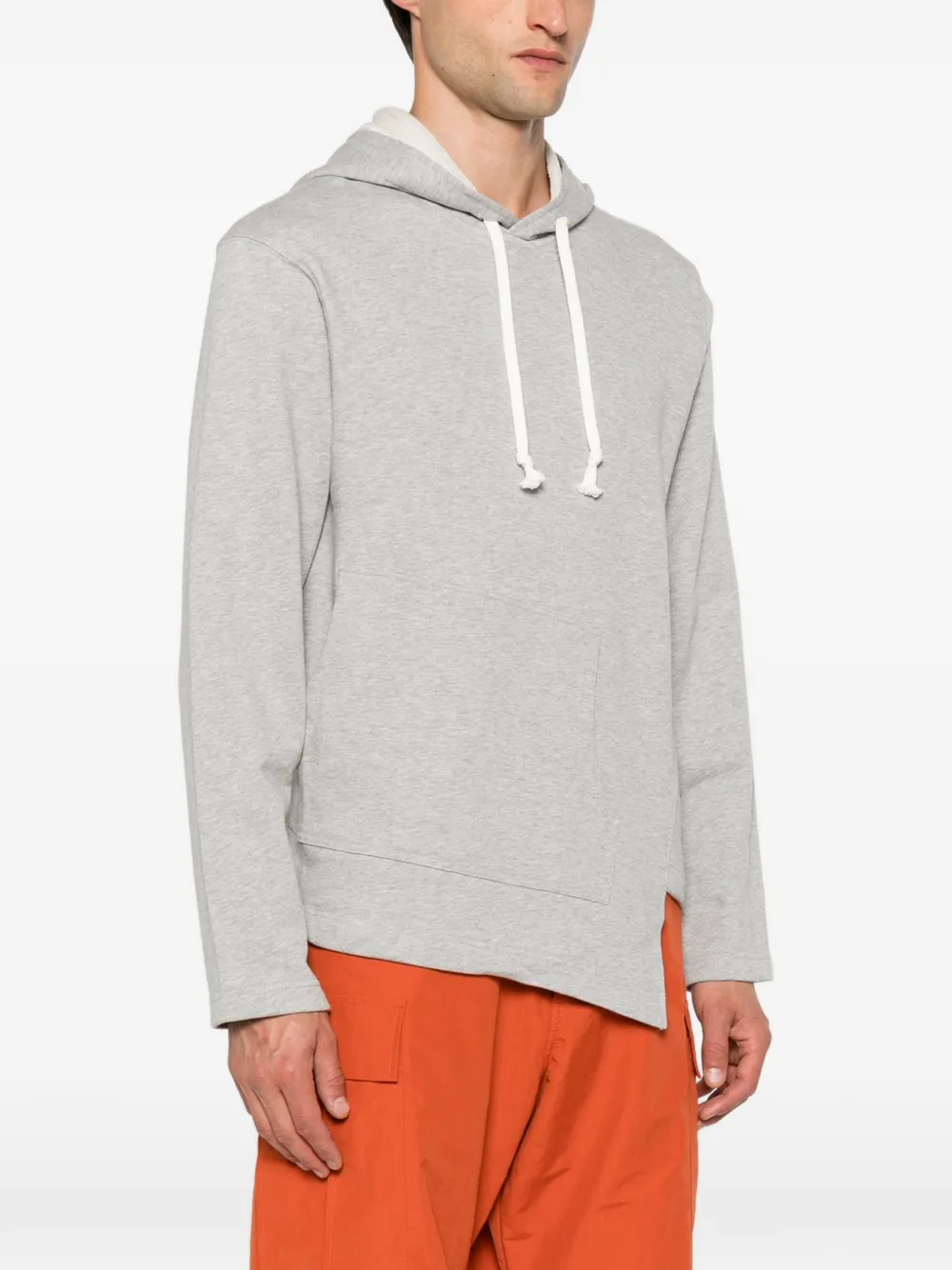 Comme Des Garçons Shirt Asymmetrische hoodie Grijs