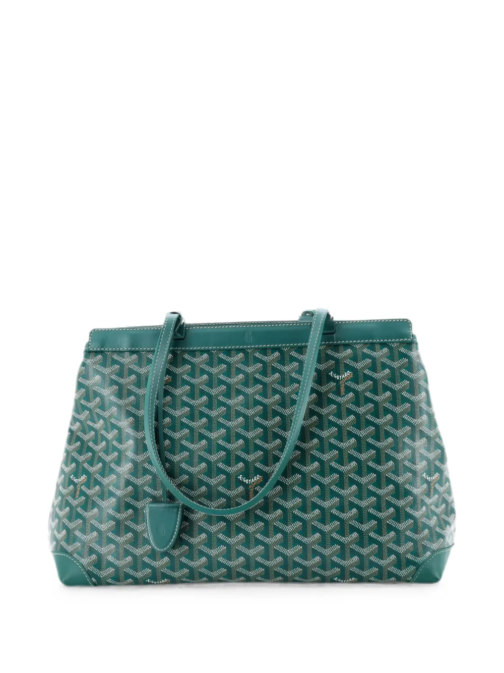 Goyard Pre-Owned Borsa tote Bellechasse PM in tela cerata - Verde